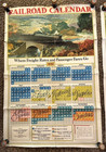 1930 Railroad Calendars Train Station Posters Eastern Rr Public Relations 41 X28