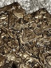 Vintage Mexican Folk Art Milagros Cross Wood Charms Sacred Heart