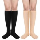 2025 Womens Warm Plush Fleece-lined Knee-high Socks Lady Long Stockings Winter