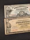 Philippines 1941 2   5 Pesos Notes  scarce 
