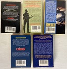 Vintage 1990 s War action Pb Book Lot 5 all 1st Editions In Good Or Better Cond
