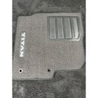 2021 Nissan Titan Front Driver   Passenger Gray Carpet Floor Mats Set Oem