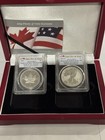 2019 Rcm Pride Of Two Nations   2-coin Set  Pcgs Mod Pr-70 And     En Rev Pr-70 
