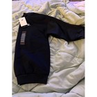 Nike Black Crew Sweatshirt With White Swoosh Logo