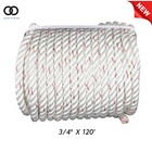 3 4inx120ft Arborist Bull Rope Tree Hoist Rigging Line Utility Braided Polyester