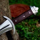 Hand Forged High Carbon Steel Viking Sword Sharp Medieval Sword With Sheath