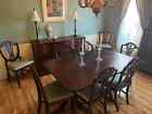 Duncan Phyfe Style Mahogany Jr  Dining Set
