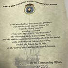 Flag Flown On Uss Constitution July 4th 2013 And Certificate 3    By 5   