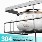 Hanging Shower Caddy Over Door  Silver Rustproof Shower Organizer Over The Do   