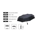 Automatic Umbrella Anti-uv Sun rain Windproof 3 Folding Compact Umbrella