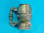 German Germany Antique Old Ww1 Brass Figural Match Holder
