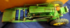 Nice Vintage  metal Wheels  John Deere Tractor W  Front Scoop