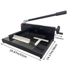 12 2in A4 Manual Paper Cutter Guillotine Paper Cutter Stack Paper Trimmer