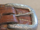 John Mccabe  Sterling Silver  3 Piece Buckle Set With Sterling  4 1 2  Bar