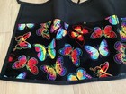 Cute Butterflies Waitress Waist 3 Pocket Apron Restaurant Classyaprons Black
