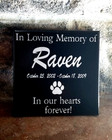 Personalized Pet Memorial For Cat   Dog Memorial Stone   Pet Loss Stone Gift