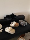 Ugg Women   s Funkette Sheepskin Slippers 5cm 3cm Platform Boots Burnt Cedar New