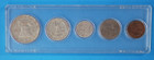 1961 Us Mint 5-coin Uncirculated Set In Whitman Case 90  Silver