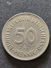 1950 Germany 50 Pfenning Coin F75