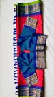 Gadwal Silk Saree Pure Silk Stitched Blouse 38-42