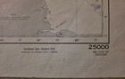 1978 Dma Caribbean Sea Eastern Part Nautical Chart 25000 Hydrographic Map 54x35 