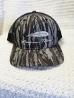 American Fetcher Style   Trucker Hat   Vertical Bark Camouflage Black Mesh