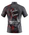  free Custom Name   Logo  Motiv Jackal Onyx Bowling Jersey Size S-5xl