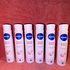 6 Pk Nivea Pearl   Beauty Antiperspirant Deodorant Spray Made In Germany 250 Ml