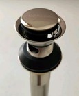 Kohler K-25322-sn Pop-up Clicker Drain With Overflow  Vibrant Polished Nickel