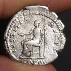 Emperor Hadrian Denarius 129ad Ancient Roman Empire Silver Coin Justitia Rome