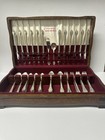 Vtg 1847 Rogers Bros Rememberance Silver Plate Service For 12 Walnut Case 70 Pc