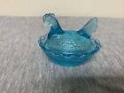 Vintage Rare Boyd 1st Run No Lines  Ocean Blue Chick hen On Nest   Usa