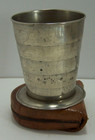 Vintage Collapsible Metal Drinking Travel Cup For Camping  Hiking  Traveling
