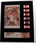 Indiana Jones Trilogy Raiders Temple Crusade 8x10 35mm Film Cell Display Set Lot