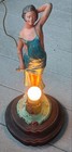 Antique Art Nouveau French Boudoir Lamp Femme Fatale Erotica Art A  Lesueur
