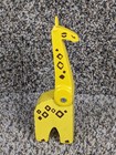 Vintage 1970 Playskool Lock-up Zoo Animal Tykeworld Wood   Plastic Lot Of 6 Vtg
