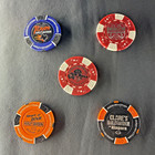 Harley-davidson Poker Chip Lot 10 St Kitts Texan 115th Clares Niagara Falls