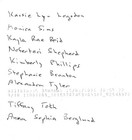 Kayla Reid  Monica Sims   Stephanie Branton Playboy Playmate Signed Photo