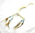 Native American Antler Dream Catcher  13 x4 5   Turquoise  Cherokee  Coa  Adc35