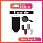 Patelai 4 Pieces Pan Handle Covers Heat Resistant  Hot Handle Holders Non Slip P