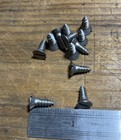 Wood Screws Flat Head Slotted Steel  6 X 1 2     American Made Old Store Stock