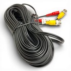 60ft Cctv Security Camera Cable Cctv Video Power Wire Bnc Rca Cord Dvr New