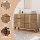 6 Drawers Dresser For Bedroom  Modern Wooden Chest Of Drawers  storage Dresser
