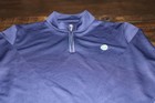 Wimbledon Sport Sweatshirt Mens Xl Blue Tennis 1 4 Zip Pullover Championships