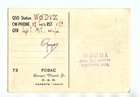 Qsl Card Fo8ac Tahiti 1957