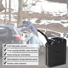 5 Gallons Jerry Can With Spout 20l Liter Steel Oil Gas Tank Gasoline Black