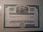 Sling s      Vintage Reading Railroad Co  Stock Certificate Brown 1967
