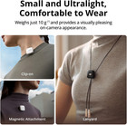 Mini Charging Wireless Lavalier Microphone     2 Tx   1 Rx With Charging Case For 