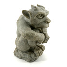 9 5  Figurine Gothic Statue Sculpture Sitting Comtaplating Gargoyle Resin