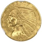 1911  2 5 Gold Indian Quarter Eagle Ngc Ms62 Early Date